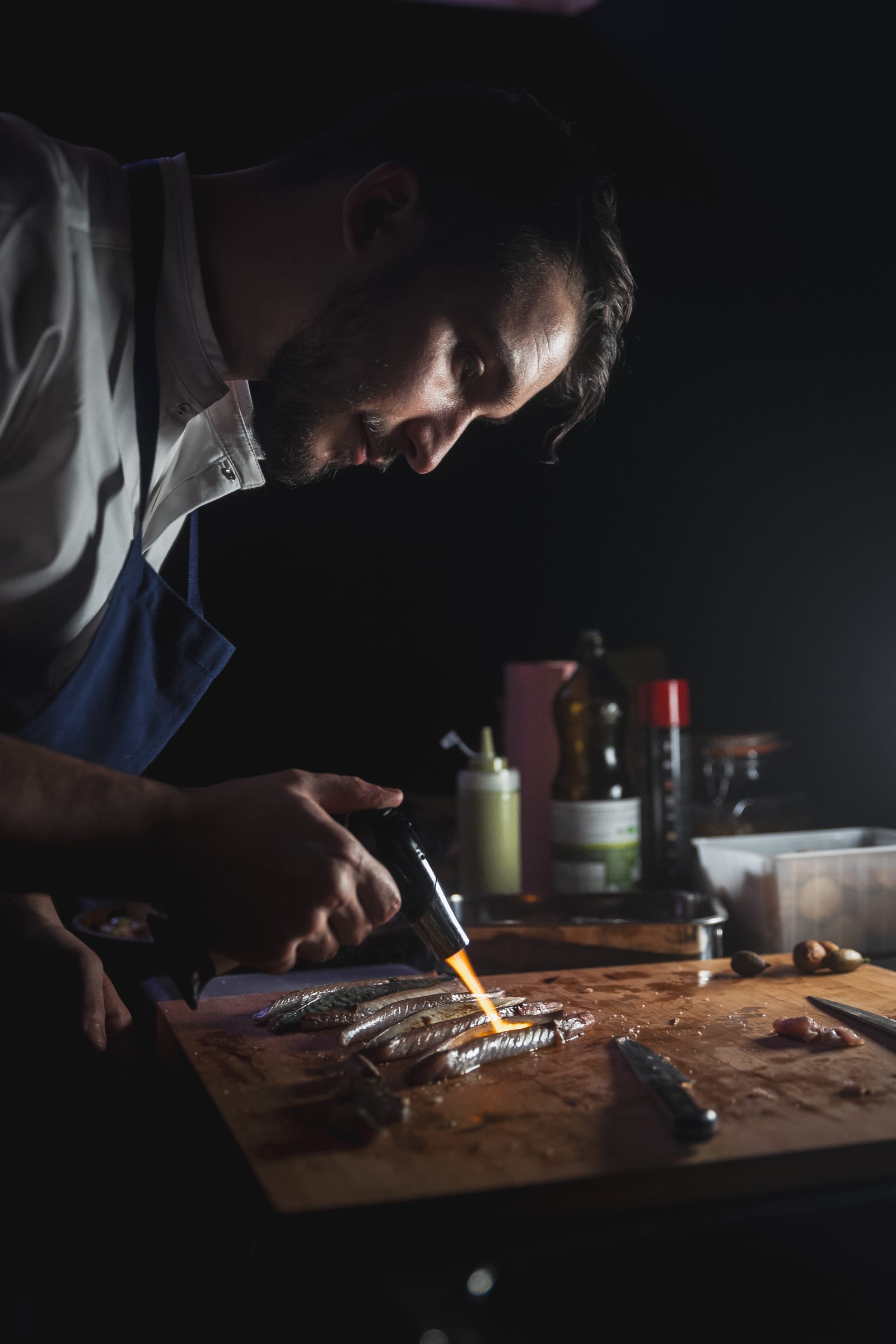 Chef Hestia Expérience au chalumeau — dîner privé gastronomique à Paris